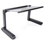 Table de Lit Pliable, Support pour Ordinateur Portable Ventilé en Aluminium Pliant, Plateau Support de Lecture inclinable pour c
