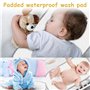 WEGREAT Lot de 6 matelas à langer réutilisables pour couches de bébé : matelas à langer lavables et imperméables, 30 x 60 cm, en