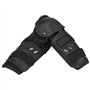 Vobor Genouillères de coude moto ensemble-4 pcs Genouillères de coude cyclisme moto Motocross Protector Shin Guard Armors Set Bl