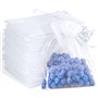 100 pièces 10 x 15cm Sacs Organza