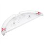 Chuancheng Accessoire de balai à franges compatible avec les aspirateurs Xiaomi Roborock S5 MAX, S6 MaxV, couleur transparente, 