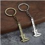 Porte-clés,4 pièces Mini Pied À Coulisse Tendance,Porte-clés outil cadeau,porte-clés réglable outils,Porte-Clés Pour Hommes femm