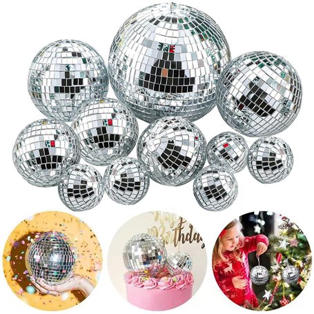 11 Pièces Boules Disco Miroir