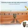 Zwenjuan Fermoirs Boite Bois,6 PCS Fermeture Vintage Bronze Rétro Loquet de Fermeture Loquet à Bascule avec Vis Vintage avec Fer