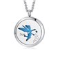 TANGGER 2 STK Pendentif Aromathérapie Diffuseur de Parfum ou d'Huile Essentielle avec 20 Tampons de Remplissage,Collier Pendenti