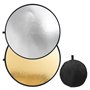 Fotopro Réflecteur de photographie 2 en 1 pliable avec sac et réflecteur de lumière pour studio photo et prise de vue en plein a