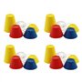 REBECASKYENS Jumbo Lot de 16 tees de golf en caoutchouc - Différentes hauteurs et multicolores - Pour les jours glaciaux