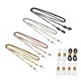 TAFACE 4pcs chaîne de lunettes rétro avec 4 paires de boucles antidérapantes