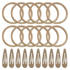 12 Élastiques À Cheveux, 10 Épingles À Cheveux, Élastiques À Cheveux Pour Filles, Élastiques À Cheveux Pour Femmes, Élastiques P 12 Élastiques À Cheveux