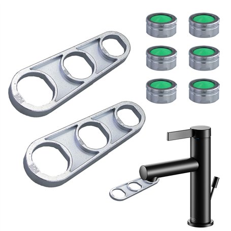 Lot de 2 clés de montage pour aérateur M16/M18/M20/M22/M24/M28