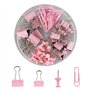 Lot de 72 punaises rondes roses 4 en 1 comprenant 20 punaises