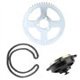 EBTOOLS pour chaîne mini quad pour couronne pocket bike tf8 pour atv rear sprocket and chain Ensemble de pignon de moto, système