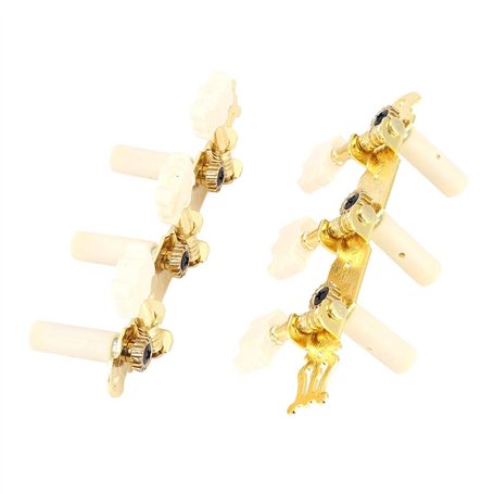 Guitar Tuning Pegs Acoustic 3R 3L Guitar String Chrome Tuning Pegs Tuners Mécaniques pour Pièces de Guitare