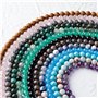 870pcs De Pierre Naturelle Multicolore 6 mm 15 Styles Perles de Pierre pour la Fabrication de Bijoux et la Guérison des Pierres