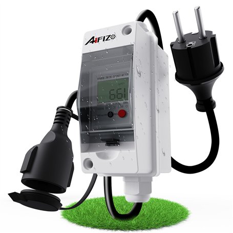 AIFIZO Compteur électrique numérique mobile 80 A 230 V