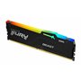 Kingston Fury Beast Noir RGB 32Go 5600MT/s DDR5 CL40 DIMM Mémoire pour PC de Gamer Module Simple AMD Expo/Intel XMP - KF556C40BB