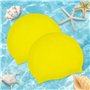 Newaner 2 Pièces Bonnet de Bain pour Enfants en Silicone, Protection auditive, Revêtement Ripstop pour Confort et résistance au