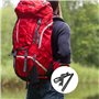 Newaner Allume feu XXL Firesteel, Lanière avec paracorde Briquet à Silex Allume feu Kit Naturel, Grattoir en Acier avec échelle