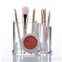 Organiseur de maquillage 3 sections en acrylique pour maquillage