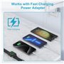 4 en 2 Chargeur pour Apple Watch, Cable Apple Watch Chargeur Montre Magnitique USB C Chargeur iWatch Chargeur Apple Watch et iPh