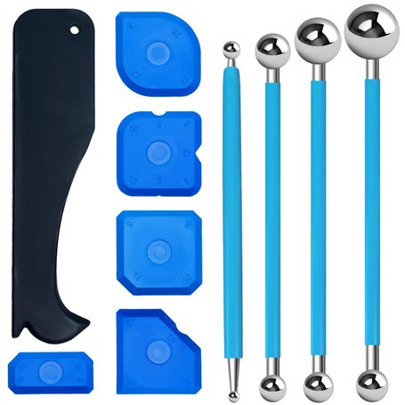 10 Pièces Kit de grattoir à joints