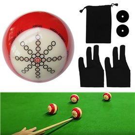 CLKE Boule De Billard, Entraînement à la Pratique Portable, Artefact Utilitaire, Accessoires America Pool Eight Ball CLKE Boule De Billard