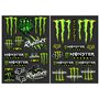 2 pièces autocollants Monster Energy