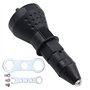 Adaptateur de perceuse électrique sans fil pour pistolet à rivet électrique - Adaptateur d'écrou à riveter - Accessoires pour ou