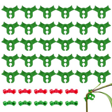 ZBHDEYG Lot de 40 pinces à cintrer pour plantes - Pince d'entraînement à basse pression - Contrôle de la direction de la croissa