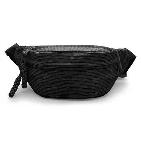 Katyjun Sac banane en velours côtelé pour femme