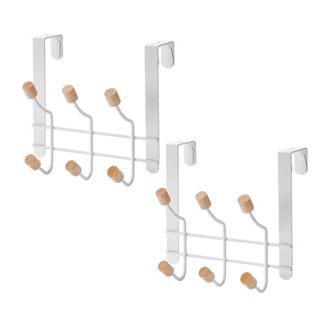 BEEK Crochet de porte pour manteau de porte Crochets de porte Crochets pour porte de garde-robe Crochets de cuisine Salle de bai