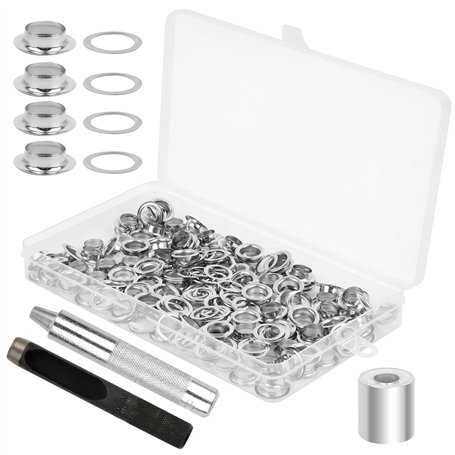 100 Set Trousse à œillets Outils 10mm