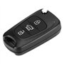 Clé de Voiture - Boutons de Remplacement pour Coque de Clé avec clé Intelligente à Trois Boutons et télécommande Compatible avec
