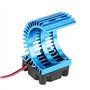 Tbest Dissipateur de Chaleur Moteur, Voiture RC Dissipateur de Chaleur Moteur 540/550 avec Ventilateur Compatible avec Les Modèl