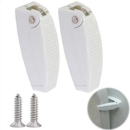 letuxaamz Cale Camping Car Verrouillage Porte Loquet à Clips Loquets Bouchons De Porte FenêTre Support Plastique Loquet - pour C