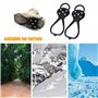 3 Paires Couvre-Chaussures antidérapants pour la Neige Crampons Glace Chaussures à Antidérapants pour L'extérieur Pinces Engins 