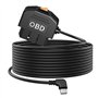 Hoembpn 3.5m Câble D'alimentation OBD pour Caméra Embarquée Type C OBD2