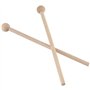 YUENPUN Lot de 20 bâtons de percussion en bois, à tête ronde, pour xylophone, baguettes de percussion Glockenspiel en bois pour 