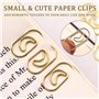 Clips de Signets en Forme de Coeur et de Lune