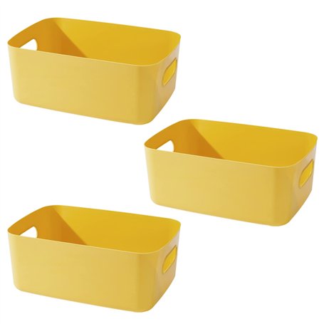 Yngffb 3 Pièces Panier de Rangement en Plastique