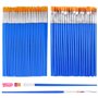 SYEYCW 80 Pièces Pinceaux de Peinture en Vrac pour Enfants