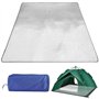 Tkxjry 200x200cm Tapis de Sol Isolant en Aluminium