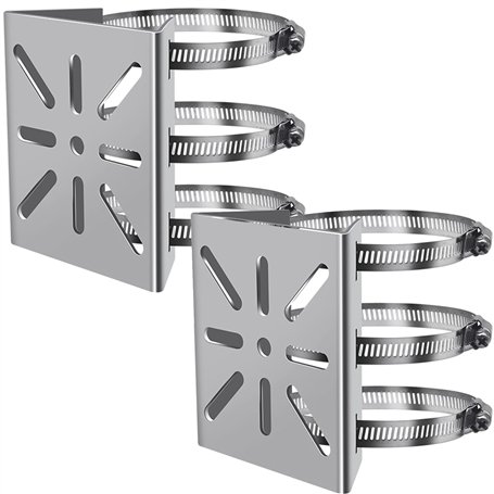 WiTi 2PACK Support Poteau Vertical caméra sécurité