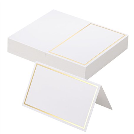 MumdoYAL 50 pièces marque place mariage，marque place anniversaire，porte nom table，Pour mariage