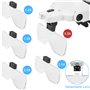Tunejoy Lunette Loupe avec LED Casque Loupe Frontale 1,0X à 3,5X avec 5 Lentilles Amovibles pour Lecture Réparations Couture Bij