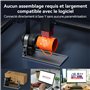 Woxcker ARot8 Rouleau rotatif multifonction 4 en 1 Mandrin rotatif réglable pour gravure d'objets cylindriques, gobelets, batte