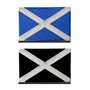 2 Pièces Drapeau du UK Écosse Patch Tactique Militaire Emblème Applique Fermeture Crochet et Boucle pour Chapeau Sac à Dos Veste