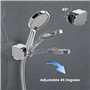 Shower Head Holders Support mural réglable Universel réglable fixée monté pour Fixer la Pomme de Douche Dans la Salle