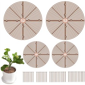 4 Pièces Grille de Protection pour Pot de Fleurs