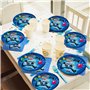 WUERKIYA 64 PCS 10 Persone Jeu Vidéo Vaisselle De Vaisselle Ensemble De Vaisselle Enfants Décoration d'anniversaire Vaisselle De